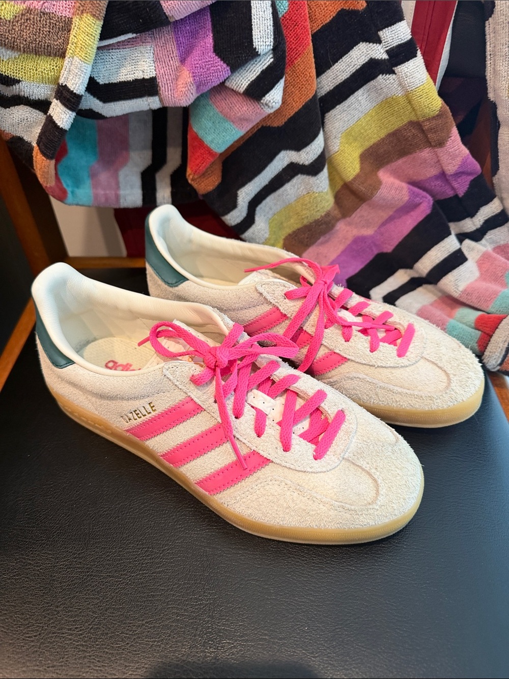 Adidas Gazelles like new! Size US 7 1/2. I wear a women's Size 9 US